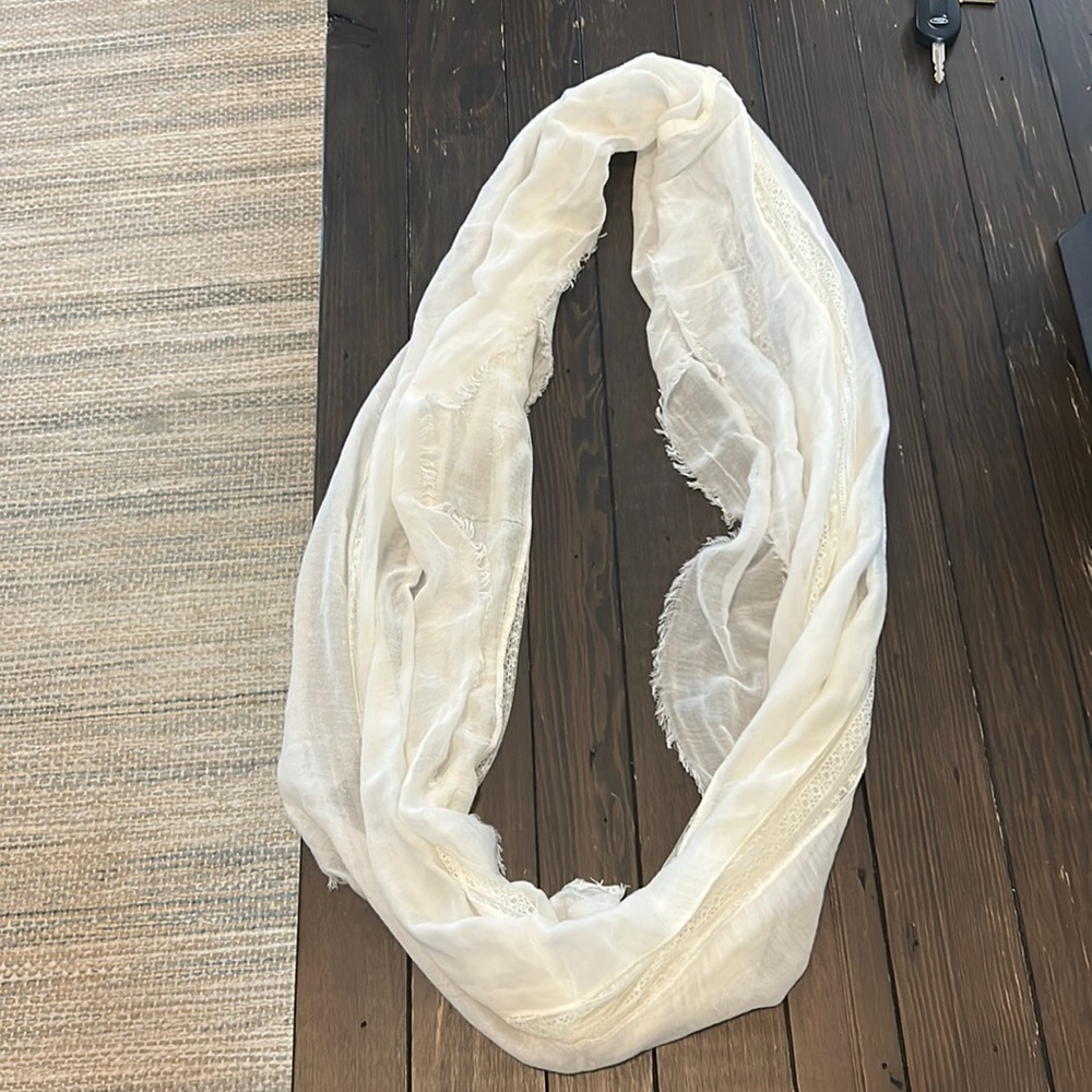 White scarf